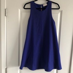 Everly Indigo (Purple Blue) A-line Cocktail Dress